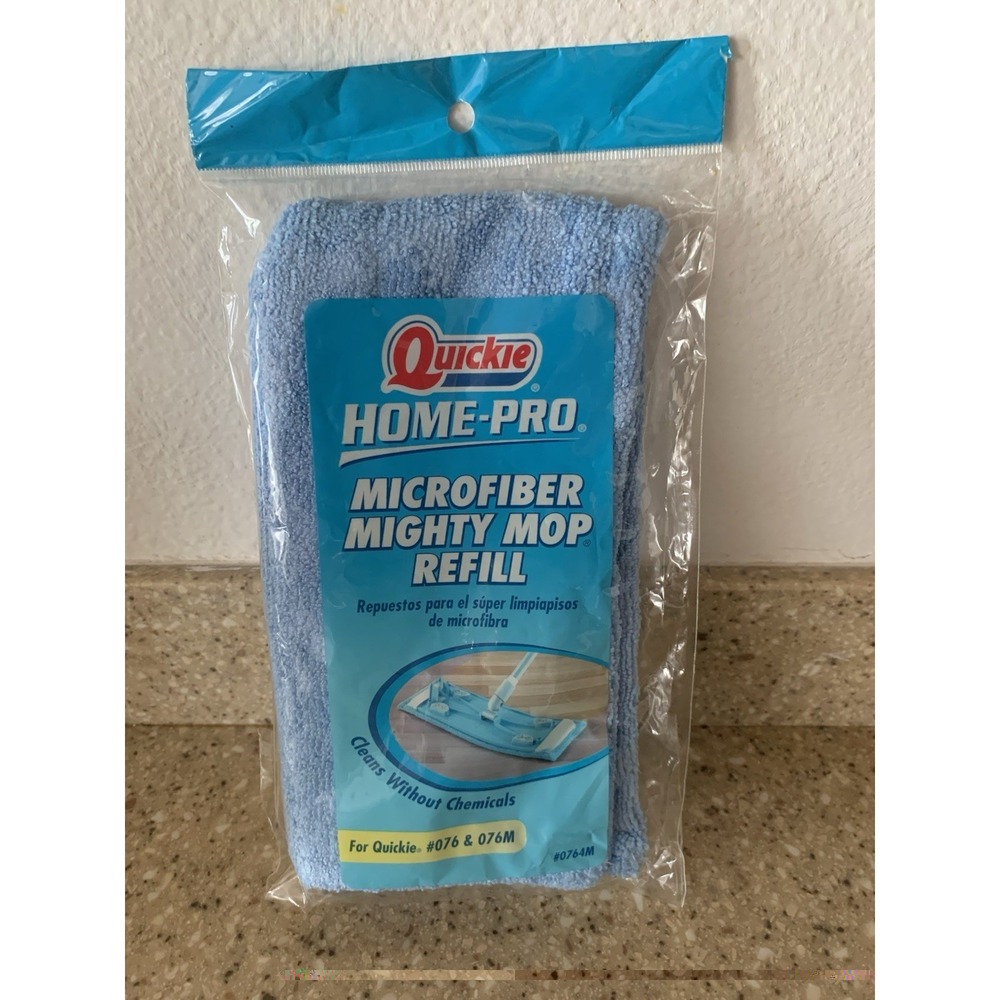 2004 Quickie Home-Pro Blue Terry Floor Mighty Mop Refill #0764 Fits #076 & 076M